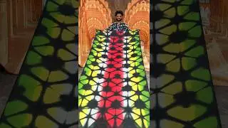 Contrast colors attractive fabrics dyeing process #bridal #mehendi