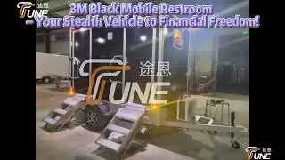 3M Black Mobile Restroom &ndash; Your Stealth Vehicle to Financial Freedom!🎉🎉🚽🚽