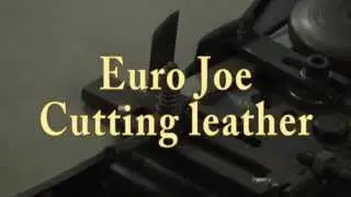 cutting leather for long leashes