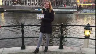 Visiting Amsterdam, bought cookies to keep me warm