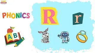 Phonics Sound R /r/ | Learn English with Rabbit, Robot, and Ring | Fun Phonics for Kids