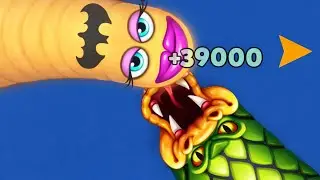 🐍 WORMS ZONE.IO Hungry snake in top gameplay 69 worms zone best gameplay! #gaming #wormszone 