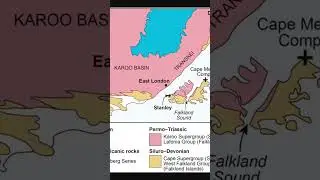 The Falklands flipped UPSIDE DOWN? #history #science #map #geology