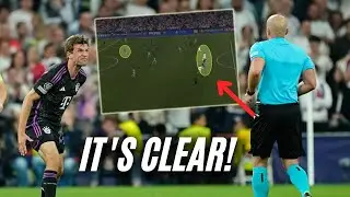 The referee's moves in the match between Real Madrid and Bayern Munich have not been ignored!