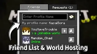 Mojang Added Friend Lists & World Hosting to Minecraft Java Edition