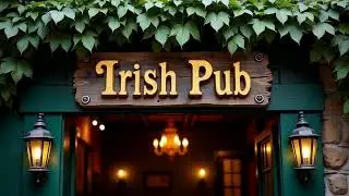 Shamrock St. Patrick's Day Atmosphere with Traditional Irish Songs 🍀