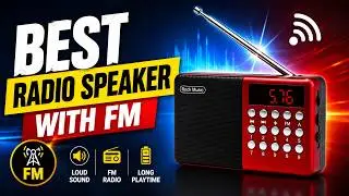 Rock Music Rechargeable FM Radio Speaker With Loud Clear Sound | Unboxing