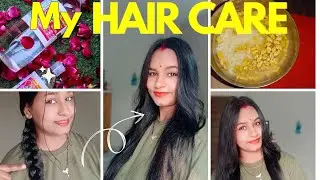 MY HAIRCARE ROUTINE | Hair oiling, for strong, Shiny, long hair |  vlog💆#haircare #haircareroutine 