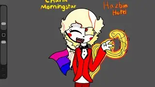 Charlie Morningstar speedpaint (Hazbin Hotel) plz do not steal, this is my own style of art)