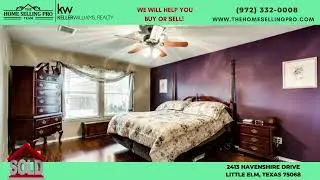 Home Closed Little Elm Texas 75068  Wynfield Farms Ph 2413 Havenshire Drive