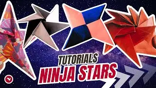 How to Make Awesome Origami Ninja Stars! (Compilation)