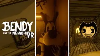 Bendy In VR is way scarier! | Bendy and the Ink Machine VR PT. 1