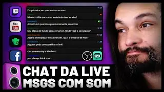 🎶Streamlabs Chat on LIVE SCREEN with SOUND in MESSAGES / Youtube and Twitch (Streamer's Guide)