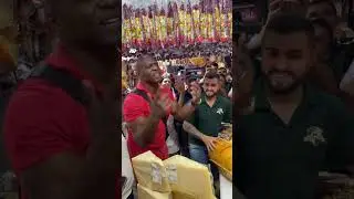 Terry Crews, de 'Todo Mundo Odeia o Chris', visita Mercad&atilde;o de SP e canta m&uacute;sica hit das 'Branquelas