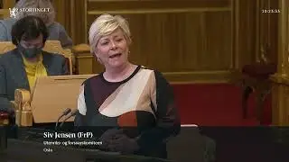 17.02.2021 Sp&oslash;rretime 3 Erna Solberg svarer Siv Jensen