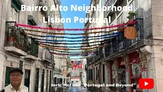 Tour of Bairro Alto Neighborhood in Lisbon - Portugal Travel Vlog @joricmclean