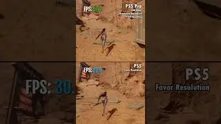 60FPS PS5 PRO MAX vs. 30FPS Resolution on regular console #stellarblade #ps5 #ps5pro