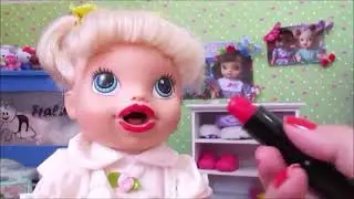 SE ARRUME PARA UM LINDO DIA COM A BABY ALIVE AMANDINHA
