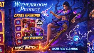 Witherbloom Prodigy Crate Opening 😱🔥 | PUBG/BGMI Lucky Draw | NEW ULTIMATE | ASHLEON GAMING 