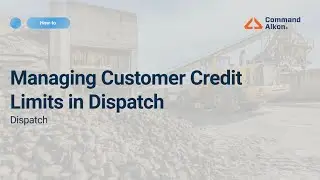 Managing Customer Credit Limits in Dispatch