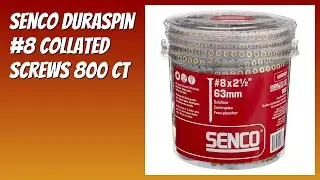 REVIEW (2026): Senco DuraSpin #8 Collated Screws 800 ct. Features