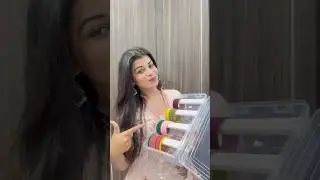 Bangle box #meesho #shortvideo #collegedress #skincare #meeshohaul #bangles #shorts #shortsvideo