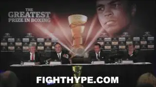 $50 MILLION ON THE LINE IN WORLD BOXING SUPER SERIES 16-FIGHTER TOURNAMENT; PLUS MUHAMMAD ALI TROPHY