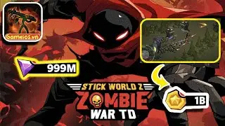 Hướng dẫn hack Tiền, Kim Cương Stick World Z Zombie War TD cho iPhone