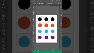 How to use Crystallize Tool in Illustrator #tutorial #shorts