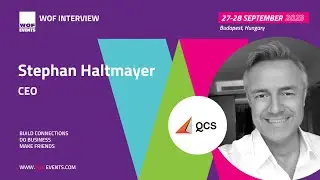 Interview with Stephan Haltmayer, the CEO of Quick Cargo Services at WOF & BUD Cargo Forum 2023
