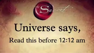 ✨Read This Before 12:12 Am&hellip;❤️Universe&rsquo;s Big Sign For You🦋