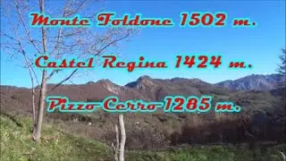 Monte Foldone 1502 m. - Castel Regina 1424 m. - Pizzo Cerro 1285 m. - da Brembilla  Borgo Catremerio