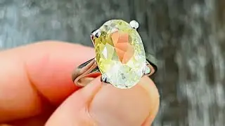 Huge citrine?! Vintage finds! Goodwill bluebox mystery jewelry unboxing!