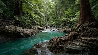 Natural River Flow Sounds for Sleep Creating Stable and Relaxing Ambience