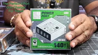 Распаковка зарядного блока Mfish 140 Вт USB-C с 4 портами GaN