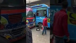Бангладешские автобусы-бамперы 🚌 💥 🫣 #факты