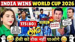 🔥 INDIA WINS WORLD CUP 2026 UNDER 19 VAIBHAV SURYAVANSHI 175 ind vs eng 😆 PAK MEDIA CRYING