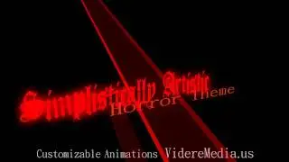Custom Logo Animation - Horror (Simplistically Artistic)