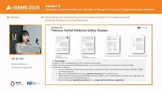 [ISAMS 2025] Session 3_Speaker 3_Mi Ju Son