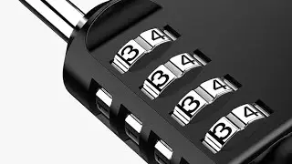 Puroma 2 Pack Combination Lock for Locker 4 Digit Outdoor Waterproof Padlock