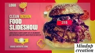 Food clean Slideshow after effects intro template free download
