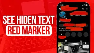 How to See Hidden Text with Red Marker in Screenshot\Photo