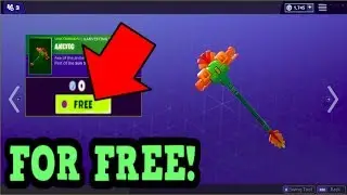 *NEW* HOW TO GET THE AXETEC PICKAXE FOR FREE! (Fortnite: Battle Royale)
