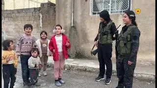Şervanên YPJ: Em gelê xwe silav dikin. Em Kobanî bernadin. Em ê xeyalên şehîdên xwe pêk bînin.