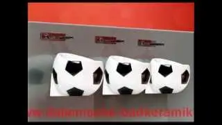 Fussball Waschbecken Kugel Ball kugelf&ouml;rmig Waschtisch Globus Weltkugel Basketball Baseball