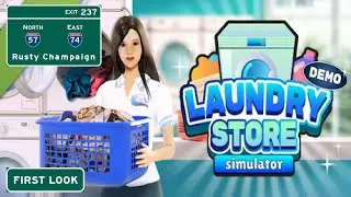 Laundry Store Simulator Demo First Look - Cleaning the Town One Shirt at a Time!