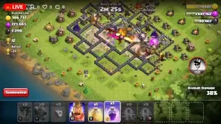 COC LIVE STREAM..... BASE REVIEW AND LIVE ATTACKS