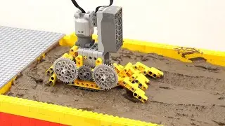 Lego challenges Xiaomi su7 to cross the mud challenge