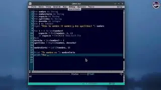 QBasic 13 Tomando partes de una variable con Left$, Mid$ y Right$
