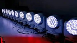 Led moving head led light white housing 1915
